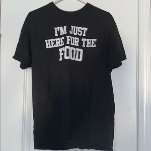 Black Cotton Funny T-Shirt